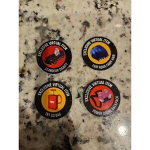 Lot Of 4 Roblox Virtual Item Codes Unused